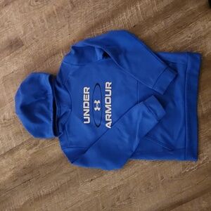 Under Armour Youth Large Hoodie- Blue